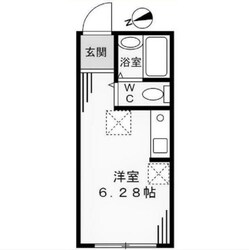 キャトル東新宿の物件間取画像